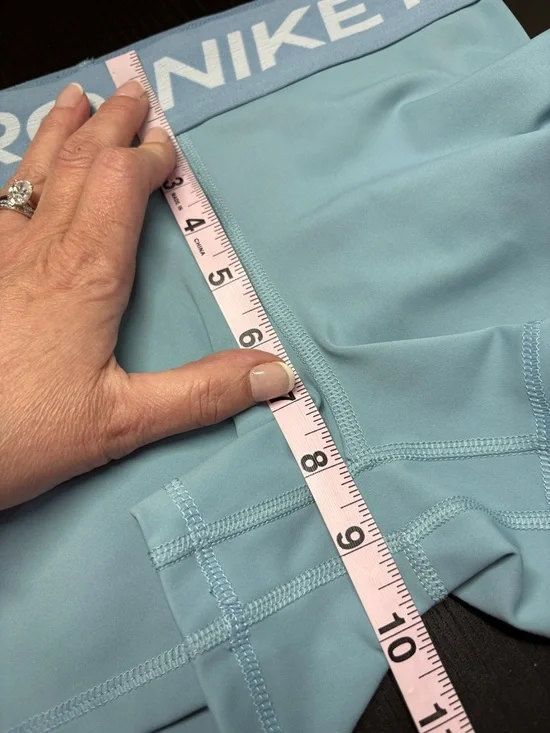 Nike Pro Athletic Shorts with White Swoosh - Picture 7 of 8